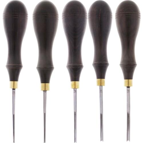 Leathercraft Edge Beveler Skiving Craft Set for Hand Leather Craft Tools DIY 2.25mm 1.8mm 1.3mm 0.7mm 0.6mm