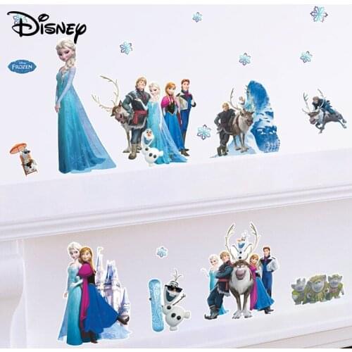 Disney Frozen Queen Aisha Cartoon Childrens Room Bedroom Living Room Wall Kindergarten Sticker