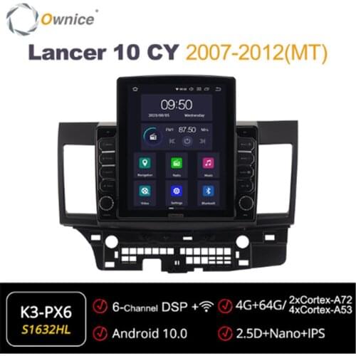 Ownice Octa 8Core Android 10.0 Car Radio forMitsubishi Lancer 10 CY 2007 - 2012 GPS 2 Din Auto Stereo Player 4G LTE Navi