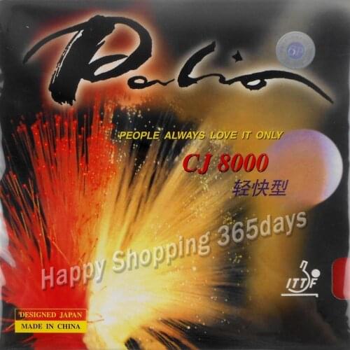 Palio CJ8000 Light & Fast Type Pimples In Table Tennis PingPong Rubber with Sponge H38-41 2.2mm