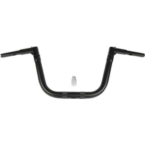 10" Rise 1-1/4" Handlebar Black For Harley Softail Deuce Slim Fat Boy Switchback