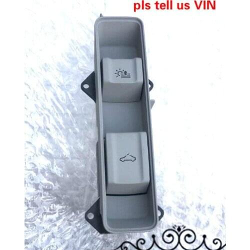 Gray color for Audi A6L C7 large sunroof button full glass slider switch