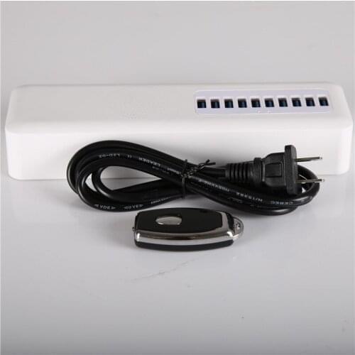 4 6 8 10 Ports Mobile Smart Phone Security Burglar Alarm System With Acrylic Display Stand Cell Phone Anti-Theft Alarm Host