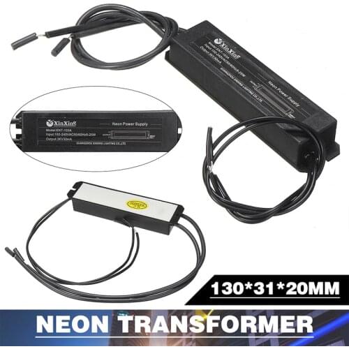 Glass Neon Light Sign Electronic Transformer Durable Neon Power Supply HB-C02TE 3KV 30mA 5-25W Mayitr Lighting Accessory