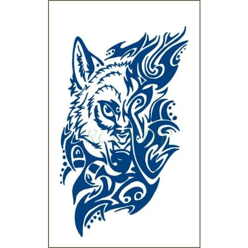 Waterproof Temporary Juice Tattoo Sticker Tiger Animal Flower Lasting Tattoos Flash Tatoo Fake Tatto Body Art for Men Women