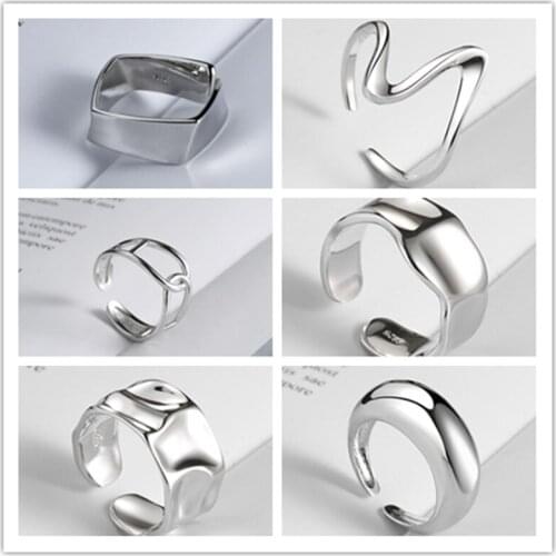 YiuStar Cool Personality, Stylish and Smooth Ring/Punk Ladies Gift for Girlfriend, Wife, Mother, Jewelry Party Gift Christmas