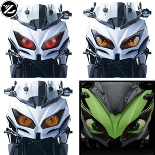 Motorcycle headlight protection sticker Front Fairing Headlight Sticker Guard Sticker For KAWASAKI VERSYS650 2015-209 ninja650