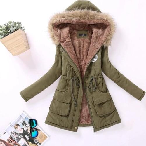 2021 New Autumn Winter Women Cotton Jacket Padded Casual Slim Coat Emboridery Hooded Parkas Size 3XL Wadded Overcoat