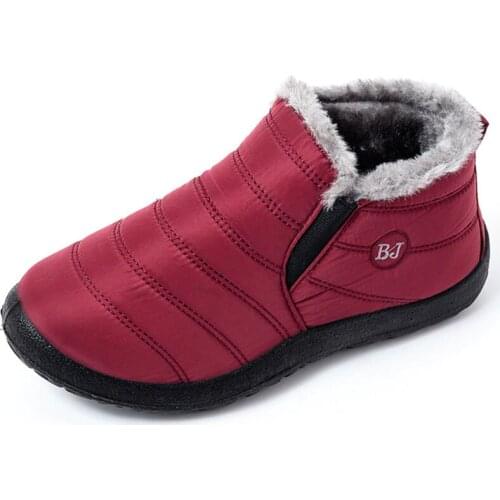2021 Chunky Women Casual Shoes Warm Snow Fur Shoes Woman Winter Sneakers Women Trainers Shoes Female Waterproof Padded Footwear