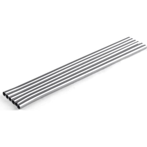 2500 pcs 205 mm / 8.07" Stainless Steel Reusable Straws For Beer Fruit Juice Drink Eco-Friendly Straight Metal Drinking Straw