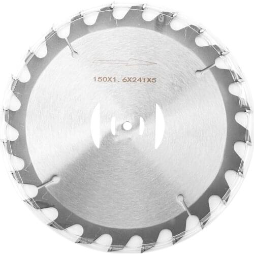 6" 150mm 24 Teeth Lawn Mower Circular Metal Saw Blade Round Saw Cutter Electric Weeder Accessory for Garden Agriculture Use