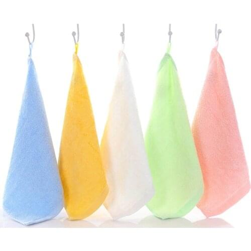 6Pack/ Set Organic bamboo Baby washcloths 100%bamboo fibre Natural baby towel 6 pcs polybag Size 10x10 Inches Miulticolors