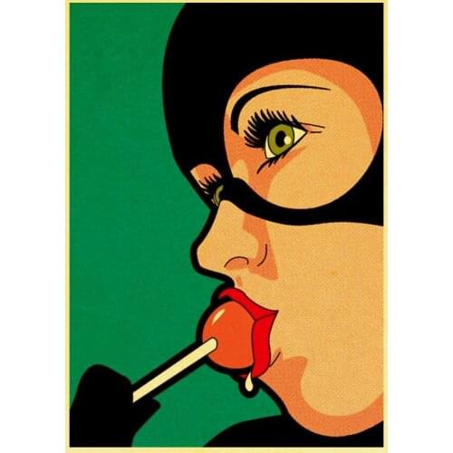 More style Vintage Movie Super Heroes Secret Life Art Film Print Silk Poster Home Wall Decor 24x36inch