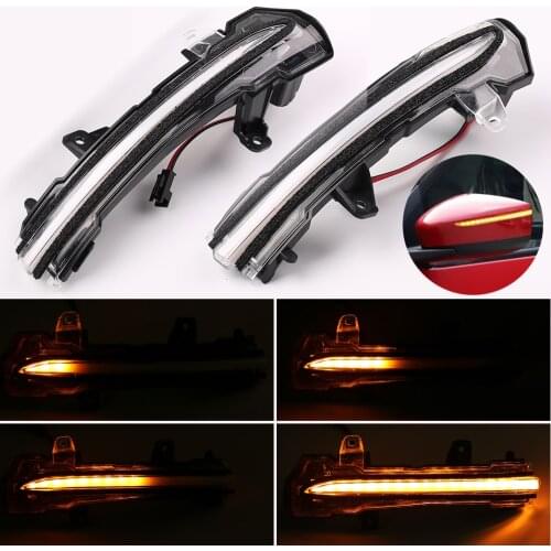 For Nissan Kicks Note e-Power 2017 2018 Car Accessories Dynamic LED Turn Signal Light Side Wing Mirror Indicator Blinker Lamp