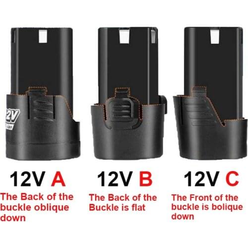12V 1500mAh 1300mAh Lithium Li-ion Battery For Power Tools Electric Screwdriver Electric drill Rechargeable batteries
