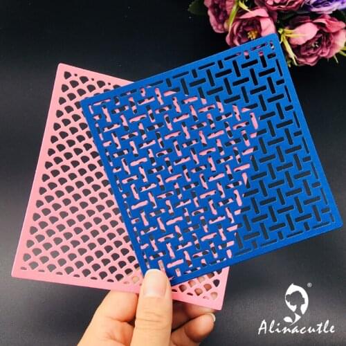 Metal Cutting Dies Square Cover Plate DIY Scrapbooking Paper craft album Handmade Card Punch Die Cut Art Cutter Alinacutle