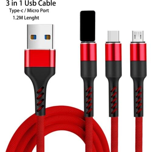 Micro usb charge cable for oppo vivo type c usb fast charging cable for samsung note10 s20 a30 huawei mate20 honor20 oneplus7