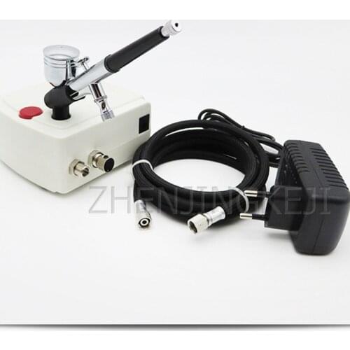 Mini Airbrush 110V / 220V Model Air Pump Nail Art Cake Coloring Airbrush Painting Low Noise Spray Paint Color Tools Spray Gun
