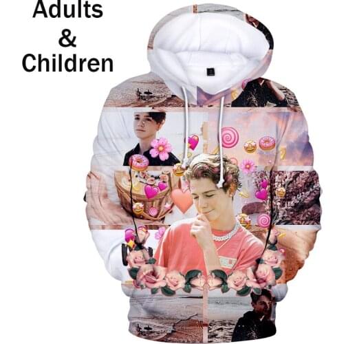 Fashion moormeier 3D Hoodies Men Women Sweatshirts Harajuku Hip Hop Kids pullovers payton moormeier boys girls Autumn clothing