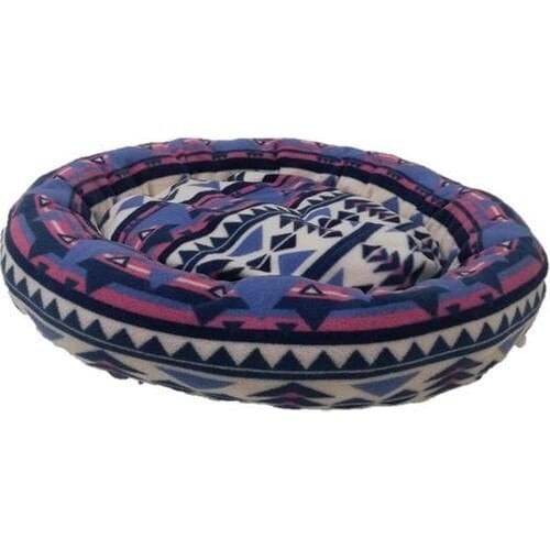 Muud Fashion Washable Donut Cat Bed (47x15) Sponge & Fiber Multicolour