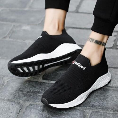 Men Shoes 2020 New Arrival Fashion Mesh Breathable Spring/Autumn Casual Shoes For Men Laces Plus Size 39-44 Comfortable Adult