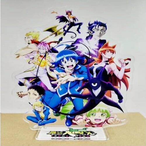 NEW HOT Cartoon Acrylic Tabletop Stand Figure Display Model Plate Toy Cosplay Japan Anime Mairimashita! Iruma-kun Suzuki Iruma