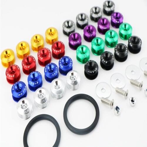 New Car front and rear bumper hatch cover fixing buckle surrounded by reinforcing washer quick release type surrounding screw