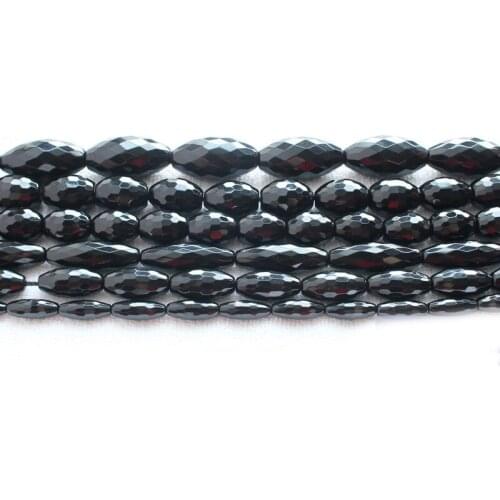 Wholesale AA Faceted Black Onyx Oval Beads 15"/38cm,Beads For DIY Jewelry making ,We provide mixed wholesale for all items