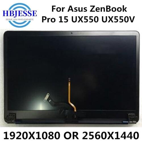 Original with touch 15.6 fully assembled ASUS ZenBook Pro UX550 UX550V notebook LED LCD screen digital glass replacement