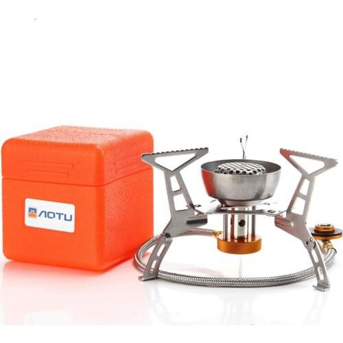 Outdoor Camping furnace Head portable hot pot Grill Picnic Cooker oud burner white color stove propane gas