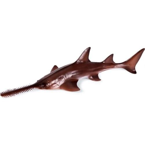 Sawfish Animal Figure Collectible Toys Fish Animal Cognition Action Figures Kids Plastic Model Toys