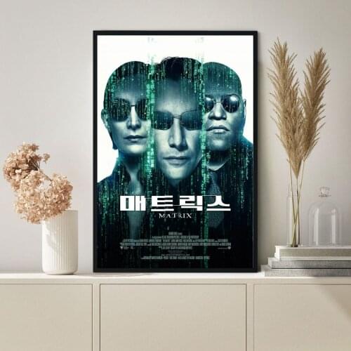 The Matrix Movie Poster Canvas Print Art Wall Painting Home Decoration Gift