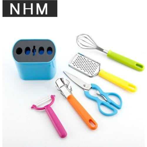Kitchen miscellaneous supplies 6 piece set plate - clip egg - whipping machine gourd cutter fruit vegetable tools kitchen tool