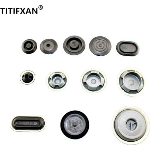 12PCS Car Chassis spare tire round hole rubber dust plugs waterproof cover plastic fastener clip For Audi A4L A3 A6L Q3 Q5 Q7