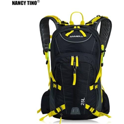 NANCY TINO Outdoor Backbag MTB Bike Cycling Backpack Waterproof Camping Hiking Sport Bag Riding Travel Rucksack with Rain Cover