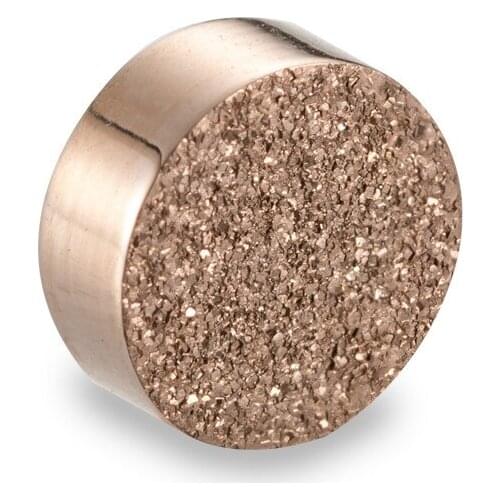 Fine Stainless Steel Black Blue Rose Gold Color Geometric Round Earring for Women Men Unisex Fashion Statement Earrings Jewelry