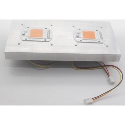 100W LED aluminum Heatsink radiator with fan led radiator for led full spectrum growlight led aquarium light