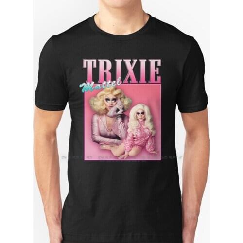 Trixie Mattel Vintage Retro Design T Shirt 100% Pure Cotton Trixie Mattel Drag Queen Rupau Drag Race Rpdr Katya Bianca Del