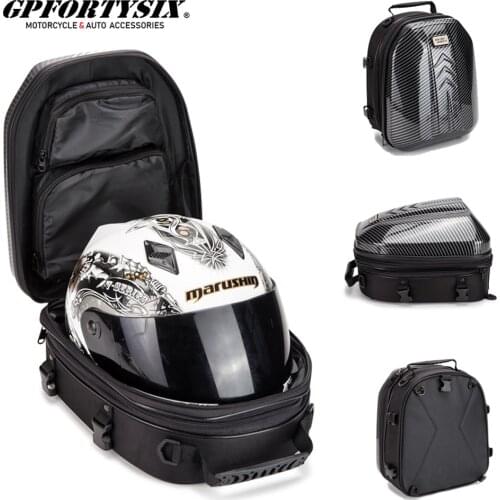 Waterproof Motorcycle Tail Bag High capacity Rear Seat Saddle Bag Moto Back Seat Bag Motocross Helmet Backpack Cycling Equipment