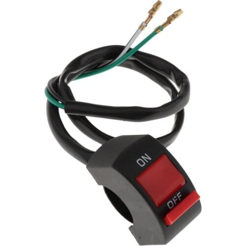 Waterproof Motorcycle Handlebar Headlight Start Switch Motor ON OFF Fog Lamp