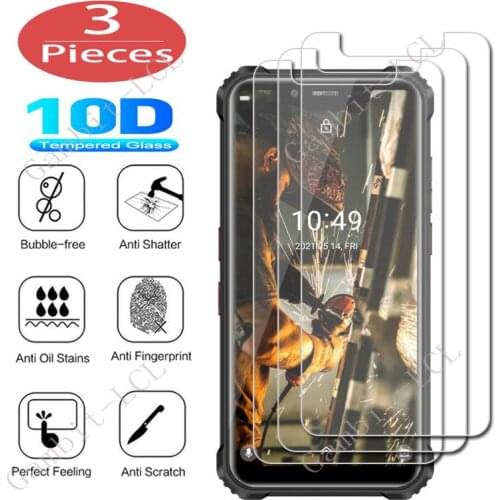 3Pcs Protection Glass For Oukitel C18 C19 C21 Pro C23 K15 Plus WP12 WP9 WP10 5G Tempered Screen Protective Protector Cover Film