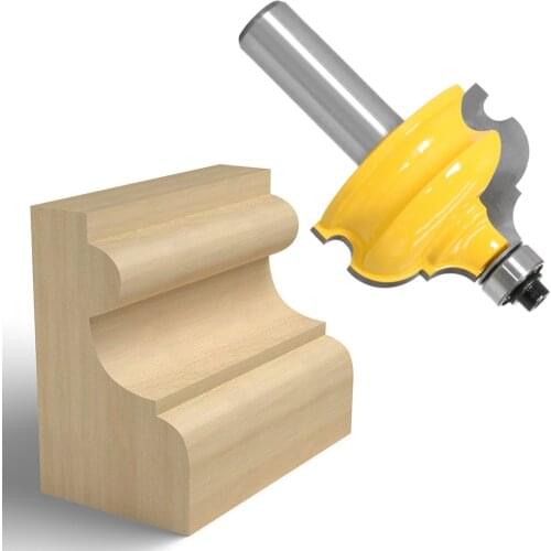 12mm 1/2" Shank Wood Cutter Classical Bead Molding Edging Router Bit Milling Cutter for Woodworking Bet Instrument