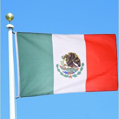 Alderbrae Flag NEW 3x5 Feet Mexico National Flag Home Decoration Outdoor Polyester Mexico Flag