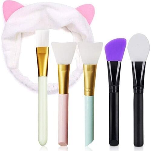 Facial Mud Mask Applicator, Mask Brush and Headband, Suitable for Skin Care, Beauty, Mud Makeup Tools
