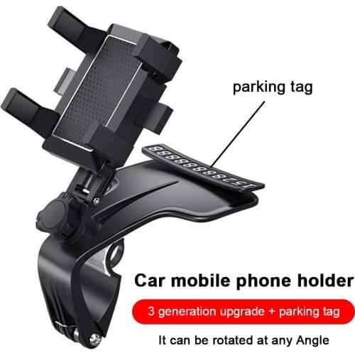 KISSCASE Dashboard Car Phone Holder 360 Degree Mobile phone Stands Rearview Mirror Sun Visor In Car GPS Navigation Bracket
