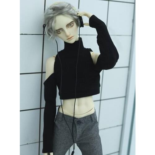 D01-P394 children handmade toy 1/6 1/4 1/3 uncle Doll clothes BJD/SD doll Turtleneck Waist Strapless Knit Undercoat 1pcs