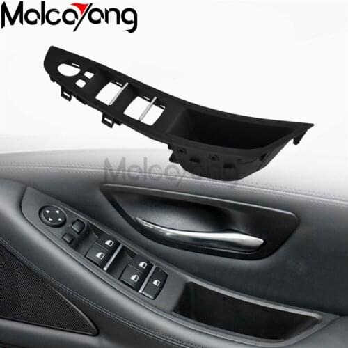 For BMW 5 serie F10 F11 520 525 Right Hand Drive RHD Car Interior Door Handle Inner Door Panel Pull Trim Cover