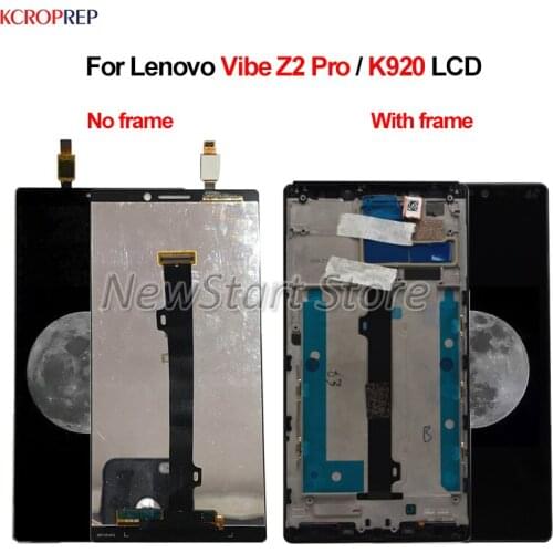 For Lenovo Vibe Z2 Pro LCD Display Touch Screen Digitizer Assembly 6.0" For Lenovo Vibe Z2 Prro K920 lcd Replacement Accessory