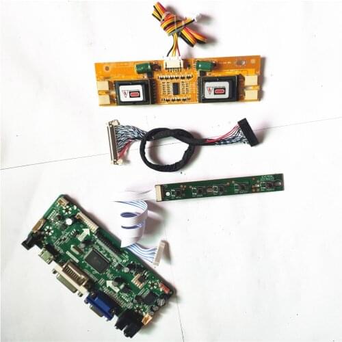 For LM170E01-G5/A6 VGA HDMI-Compatible DVI LVDS 30Pin CCFL M.NT68676 screen controller board LCD monitor 1280*1024 17"
