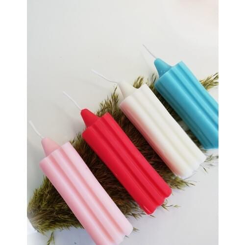 E-Lavender Pen Wax 4'lü Set Scented Decorative Candle 4 X12 cm